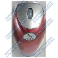  A4tech MOP-18-1 Red, USB+PS/2, mini optical