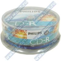  CD-R 700Mb Philips 52x Cake box ( 25 )