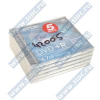  DVD+R 4,7Gb TDK 16x Jewel ( 5 )
