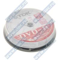  DVD-R 4,7Gb TDK 16x Cake box ( 10 ) Scratch proof