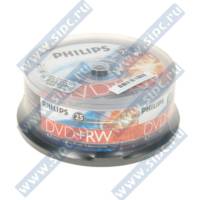  DVD+RW 4,7Gb Philips 4x Cake box (25 )