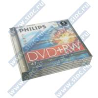 DVD+RW 4,7Gb Philips 4x Slim ( 5 )