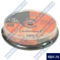  DVD+RW 4,7Gb Intenso 4x Cake Box (10 )
