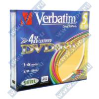  DVD+RW 4,7Gb Verbatim 4x Jewel (10 )