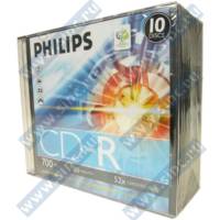  CD-R 700Mb Philips 52x Slim (10 )
