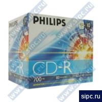  CD-R 700Mb Philips 52x Jewel ( 10 )